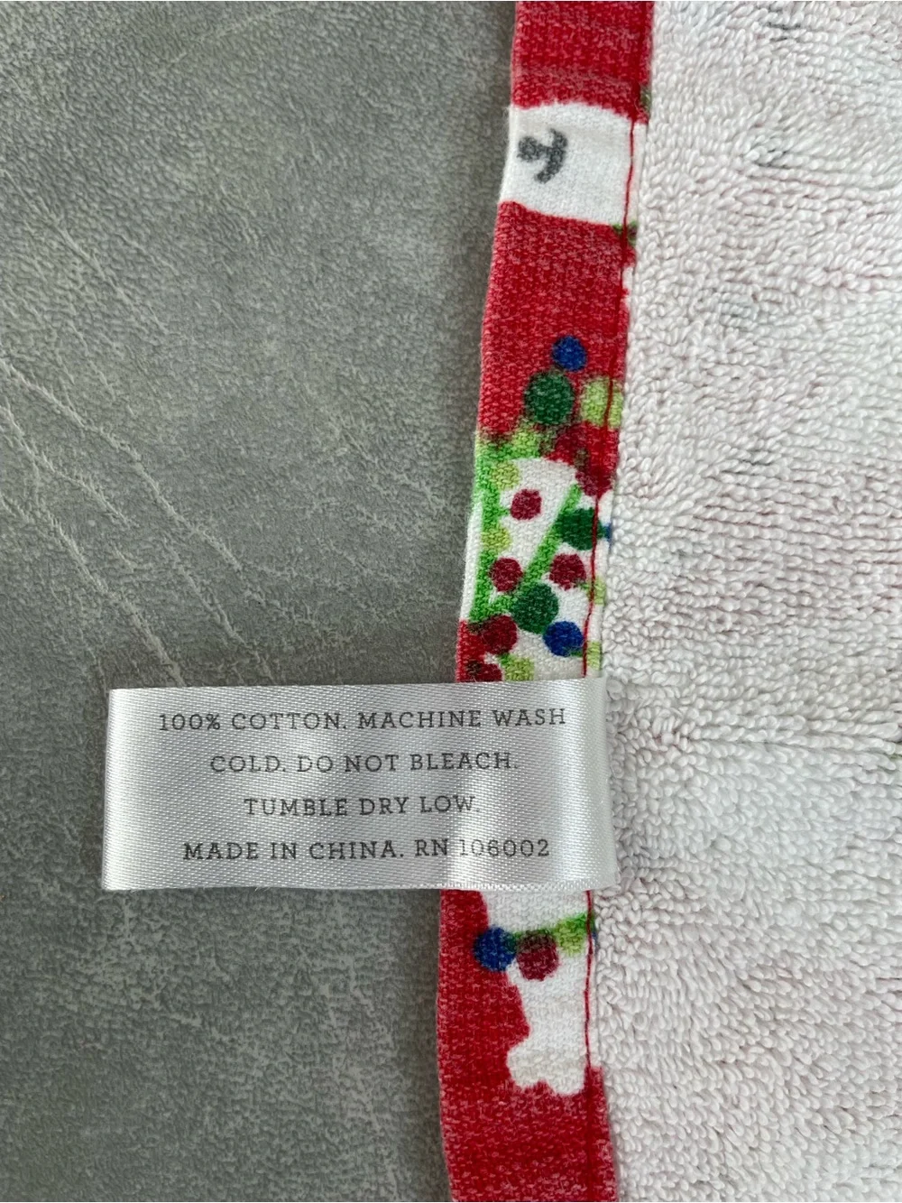 Festive Holiday Red Llama Kitchen Towel - 100% Cotton - Jingles and Joy